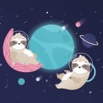 Vectornator iOS App Space Sloth Mission