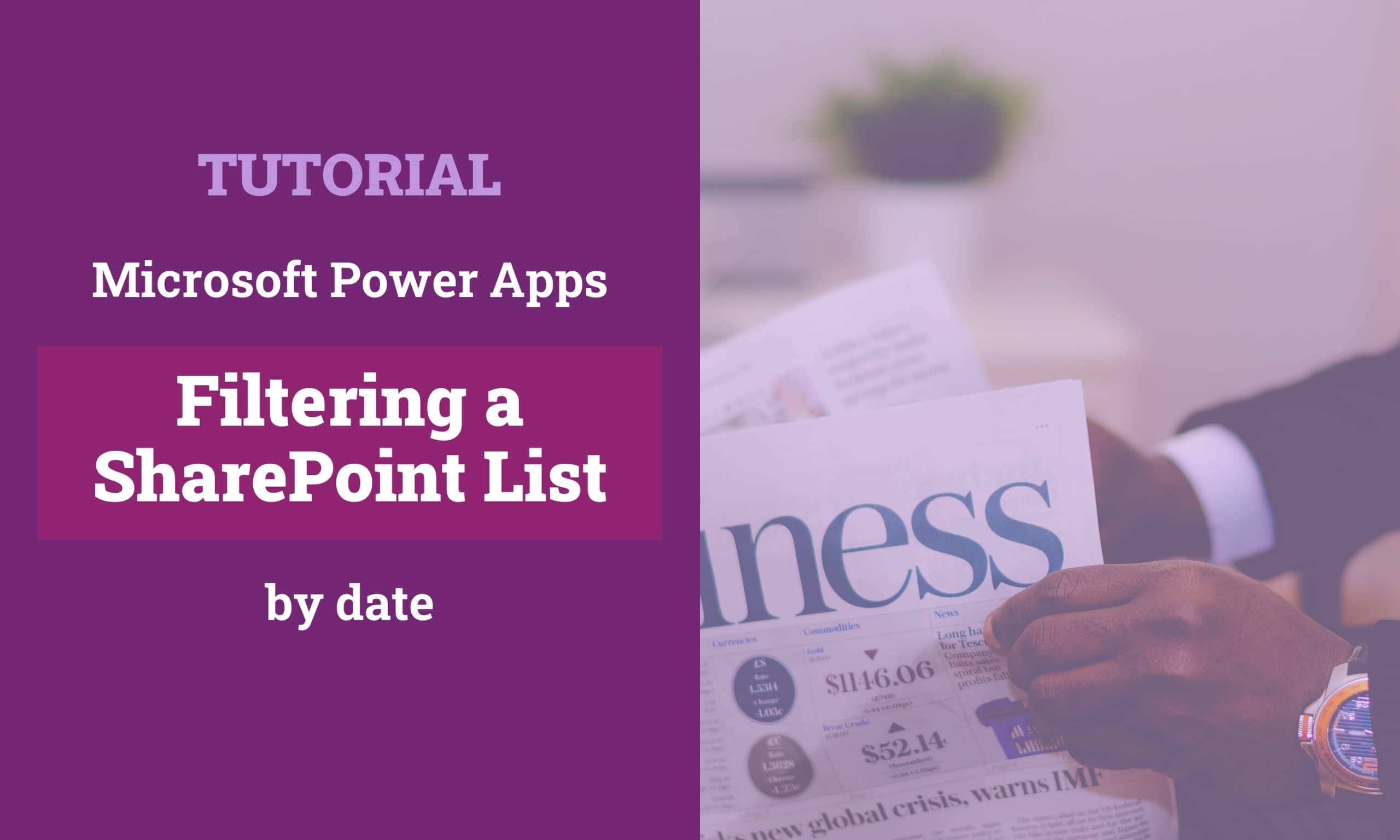 PowerApps Filter SharePoint List By Date Titelbild scaled