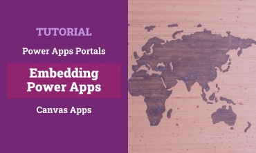Power Apps Portals: Embedding Power Apps
