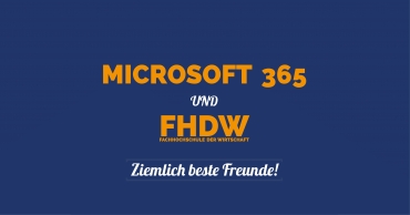 FHDW Microsoft365 Ziemlich Beste Freunde Titelbild